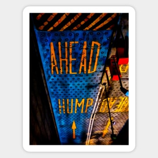 Ahead Hump Sticker